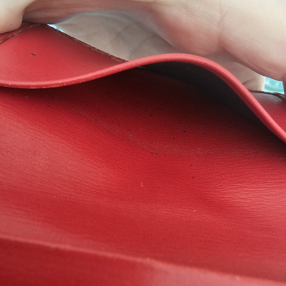 Louis Vuitton Epi De Poche Leather Pass Card Case Red - Picture 5 of 7